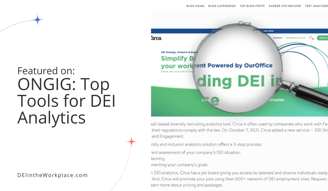 OurOffice Named 7 Top Tools for DEI Analytics